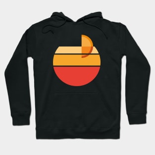 Aperol Spritz Tequila Sunrise Minimal Retro Italian Cocktail Hoodie